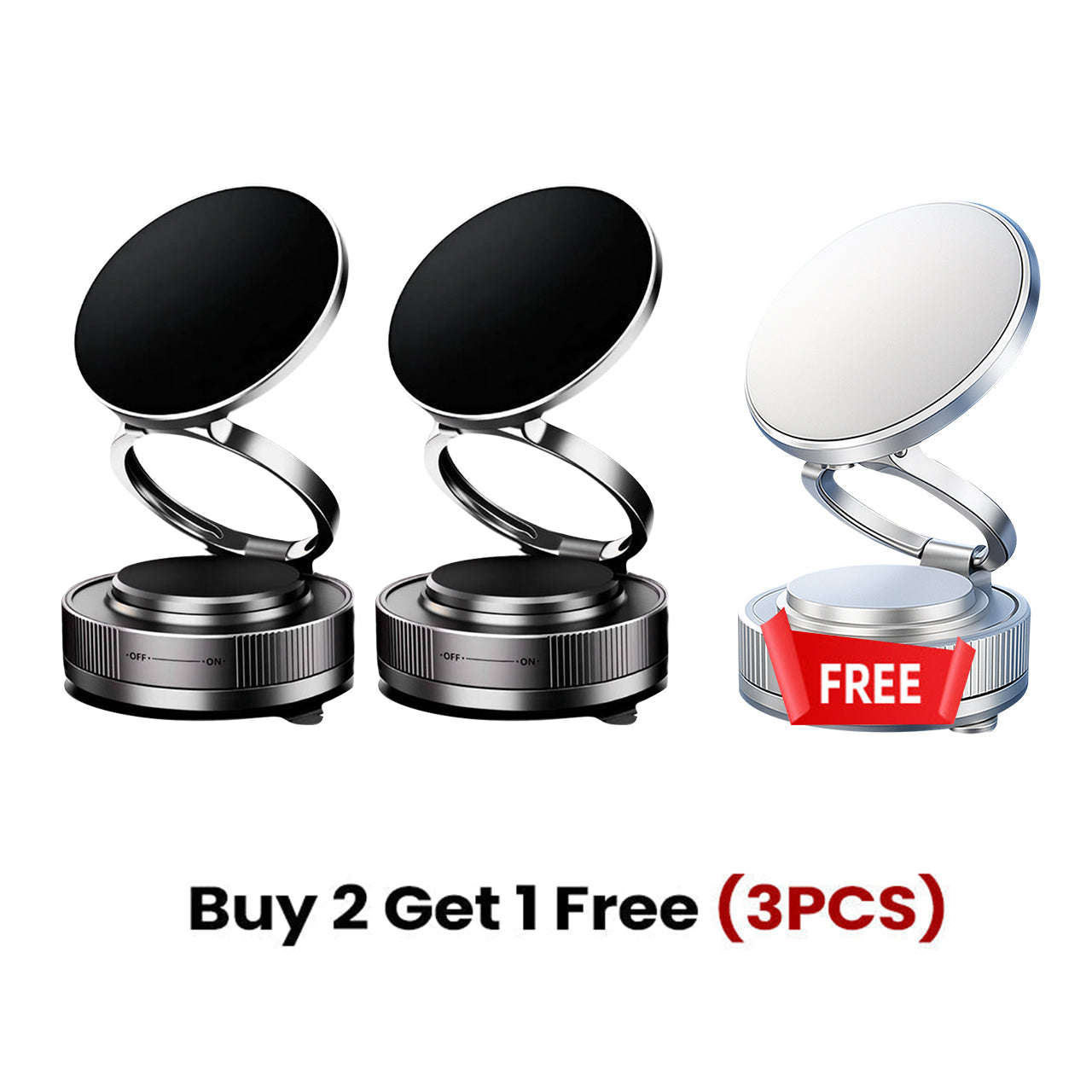 🔥Hot Sale 60% OFF🔥Magnetic Phone Stand, 🔄360° Fordable and Retractable The Ultimate Viewing Companion🚗📱