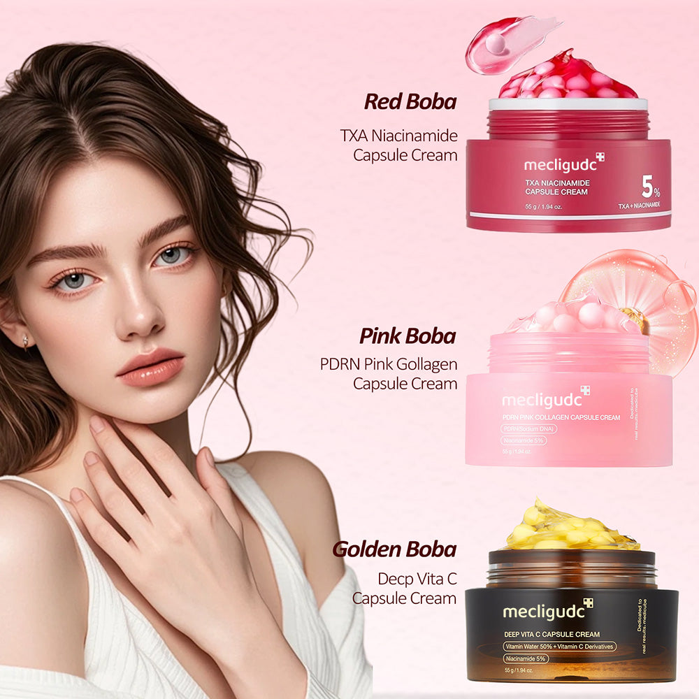 Final 3 Hours: 70%OFF🔥 Mix & Match Boba Cream Set | Brighter, Smoother Skin in 2 Weeks